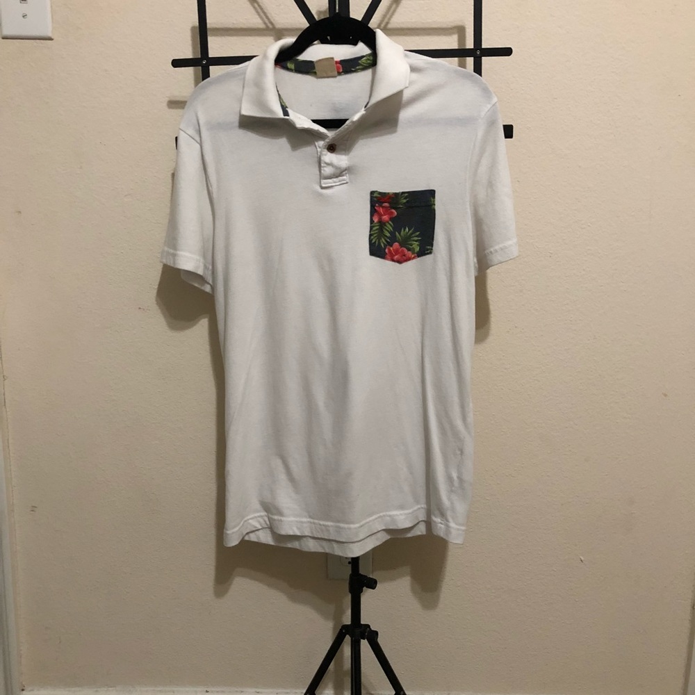 White Polo Hollister Colored Frocket |8|